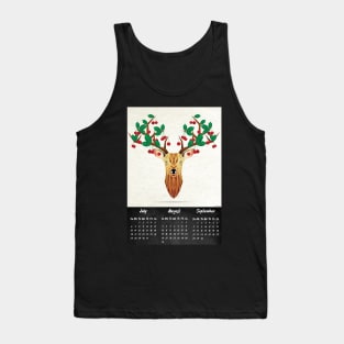 deer summer calendar 2020 Tank Top